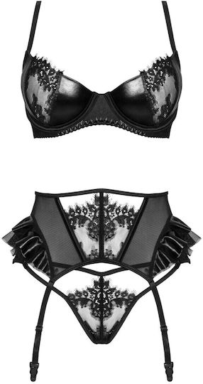 Beauty Night Rafaella Sexy Dessous-Set Schwarz / Schwarz BN10635