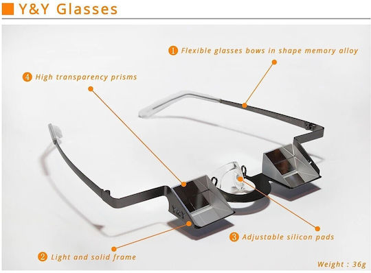 YY Vertical Classic Steel Grey Очила Призма Белей