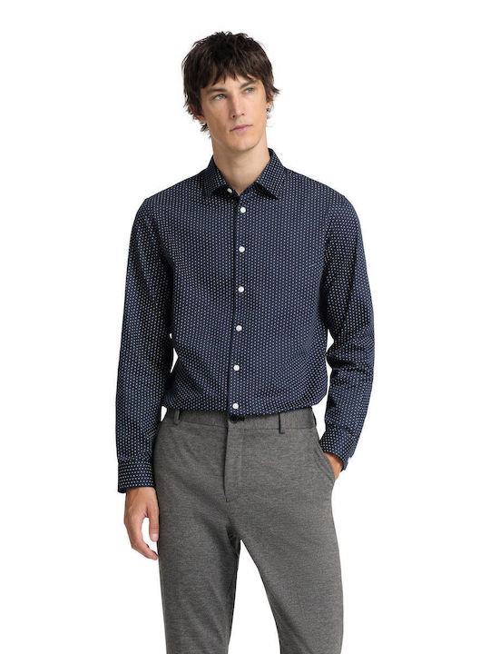 Selected Long-sleeved Shirt Blue