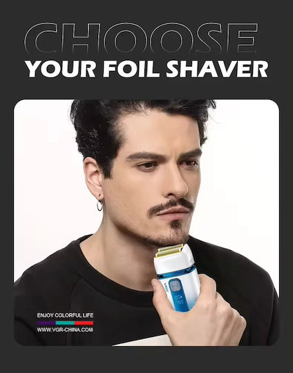 VGR V-362 Foil Ξυριστική Μηχανή Προσώπου Επαναφορτιζόμενη