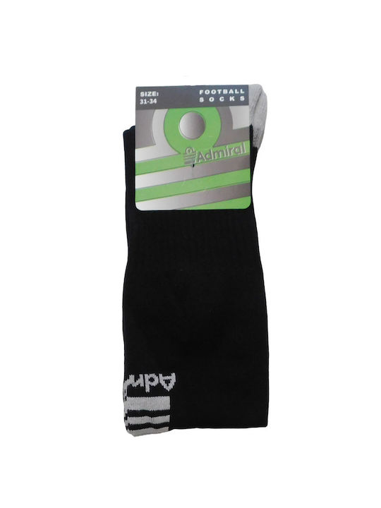 Admiral Classico Fußballsocken Schwarz