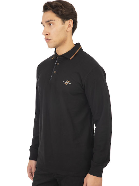Large Sizes Polo T-shirt Black