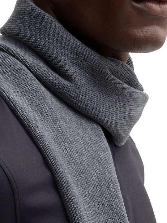 Men's Wool Scarf Gray