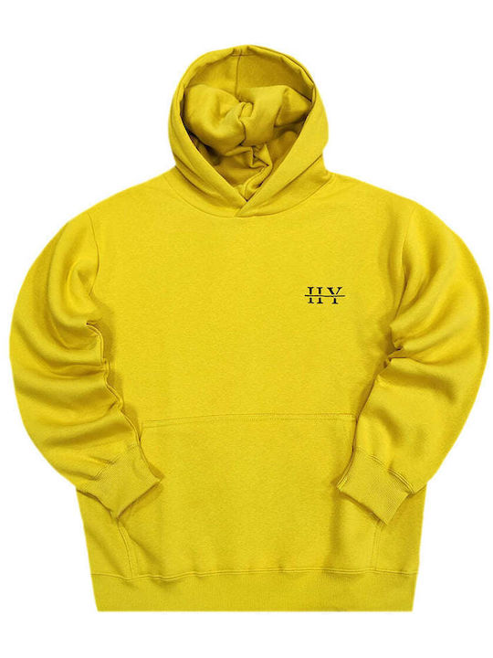 Henry Sweatshirt with Hood Yellow