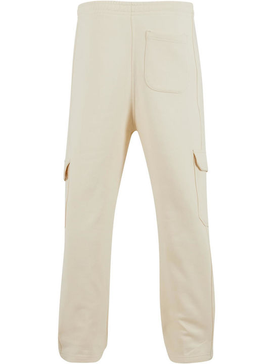 Cargo Sweatpants without Elastic Whitesand