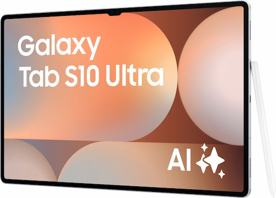 Samsung Galaxy Tab S10 Ultra 5G 14.6" (12GB/256GB) Ασημί