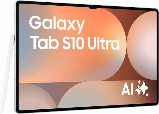 Samsung Galaxy Tab S10 Ultra 5G 14.6" (12GB/256GB) Ασημί
