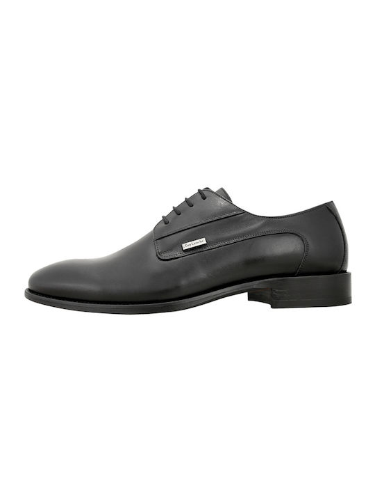 Guy Laroche Men's Leather Dress Shoes Black