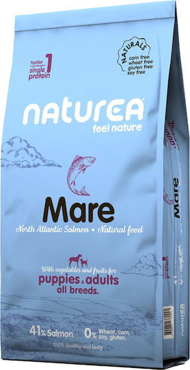 Naturea 2kg Dry Food for Adult Dogs with Salmon, Brown rice and Vegetables