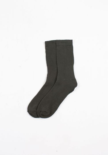 Trendy Trendy Long Hunting Socks Cotton in Khaki color