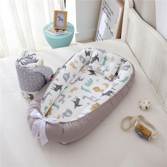 Beauty Home Бебешка възглавница-гнездо Beige 53x88бр