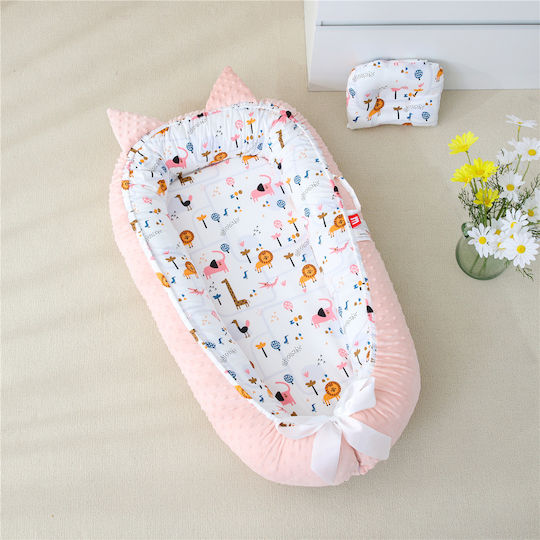 Beauty Home Baby Nestkissen Pink 53x88cm