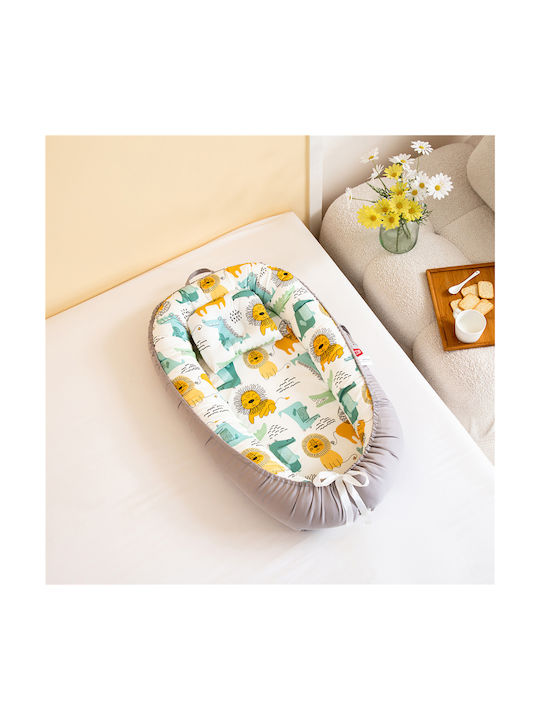 Beauty Home Βρεφικό Μαξιλάρι Φωλιά Μπεζ 53x88εκ.