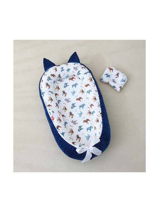 Beauty Home Baby Nest Blue 53x88cm