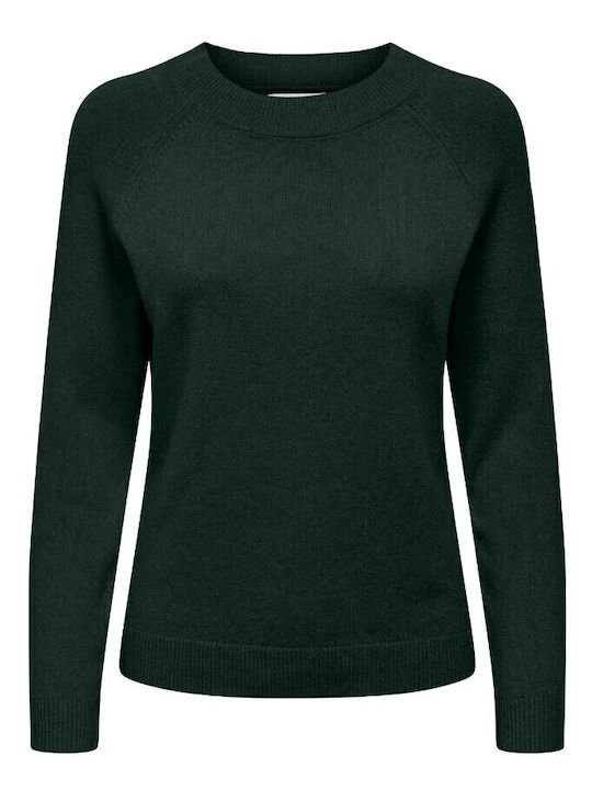 Damen Langarm Pullover Grün