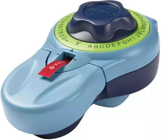 Dymo Embosser Junior Mechanical Handheld Label Maker in Blue Color