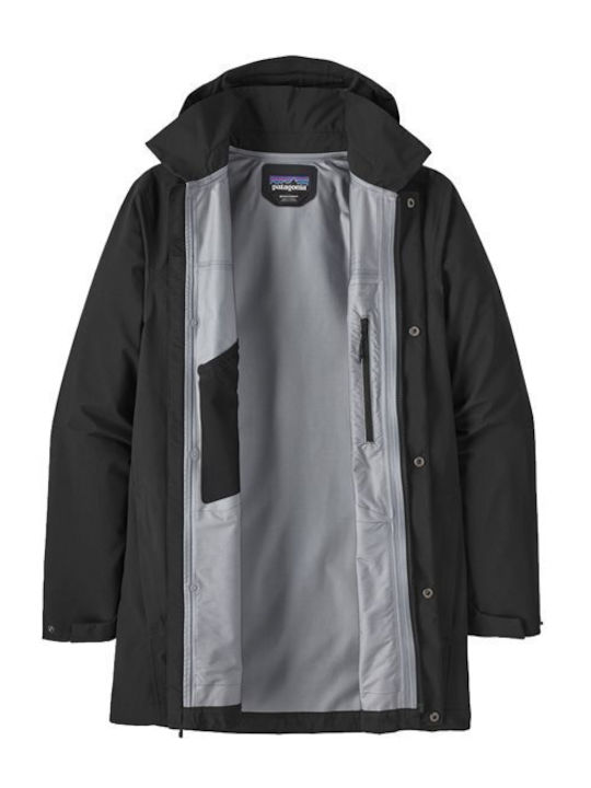 Winter Jacket Parka Waterproof Black
