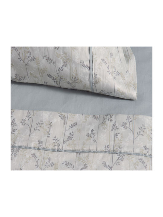 Nef-Nef Homeware Sheet Sets Queen 240x270cm. Darwood Gray 4pcs
