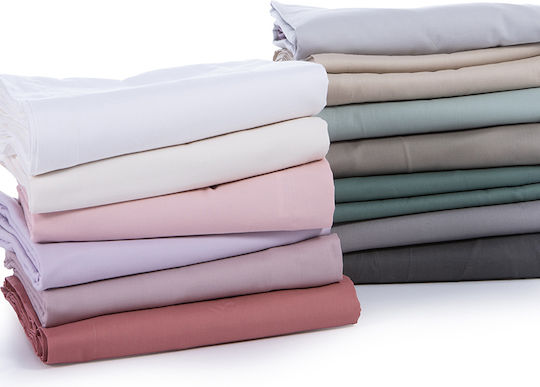 Nef-Nef Homeware King Size 180x200+35cm cu Elastic Basic Teracotă