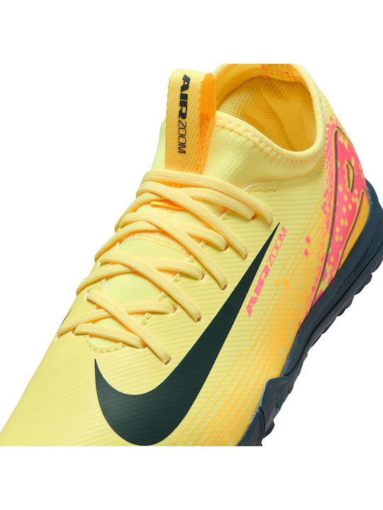 Mercurial Vapor 16 Academy Kylian Mbappé TF Ghete De Fotbal Pentru Copii Cu Talpă Cu Crampoane Portocaliu Deschis Laser / Albastru Armură