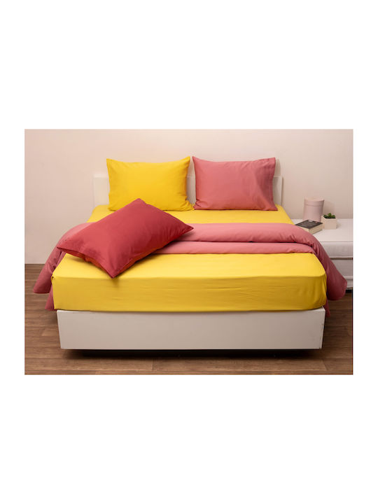 Anna Riska Fashion Σεντόνι Υπέρδιπλο 240x275εκ. 4 Yellow