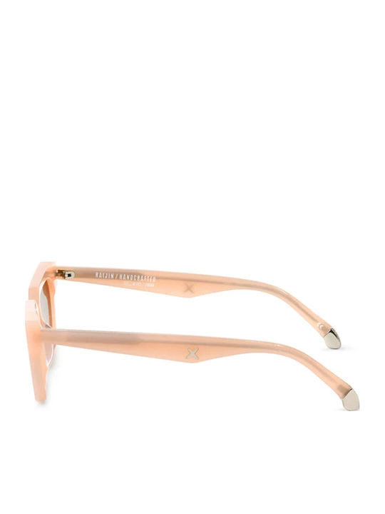 Oscar & Frank Raijin Women's Sunglasses with Plastic Frame Blush