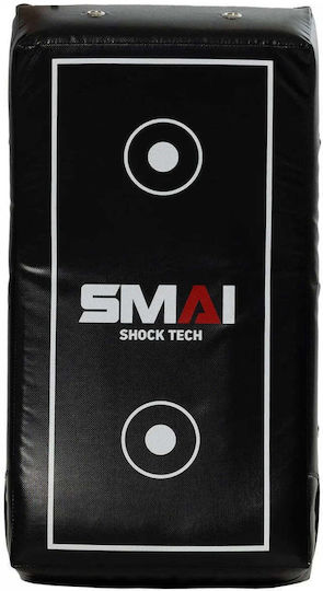 SMAI Curved Martial Arts Shield Black