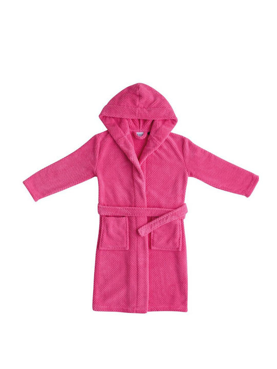 Kentia Women's Hooded Bathrobe Fuchsia 000076506