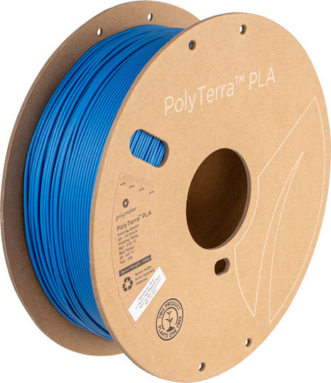 Polymaker Polyterra PLA 3D Printer Filament 1.75mm Blue 1kg