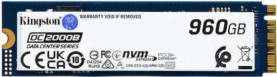 Kingston DC2000B SSD 960GB τύπου M.2 με σύνδεση PCI Express 4.0 (PS5 Compatible) SEDC2000BM8/960G