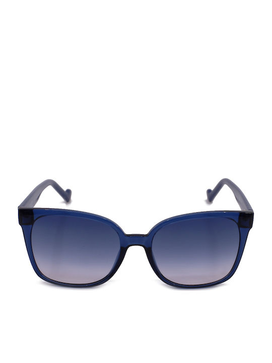 Liu Jo Unisex Γυαλιά Ηλίου με Μπλε Κοκκάλινο Σκελετό και Μπλε Φακό