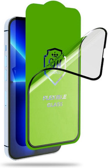 Bestsuit Flexible Hybrid 5D Tempered Glass Μαύρο (iPhone 17 Pro Max / iPhone 16 Pro Max)