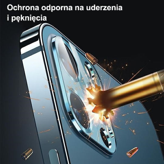 Usams Προστασία Κάμερας Μεταλλικό Πλαίσιο Χρυσό για το iPhone 12 Pro Max