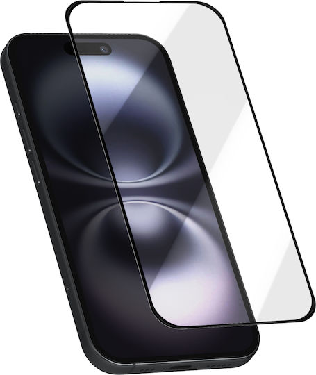Tempered Glass Μαύρο (iPhone 16)