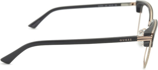 Guess Metal Eyeglass Frame Cat Eye Gray GU2945 020