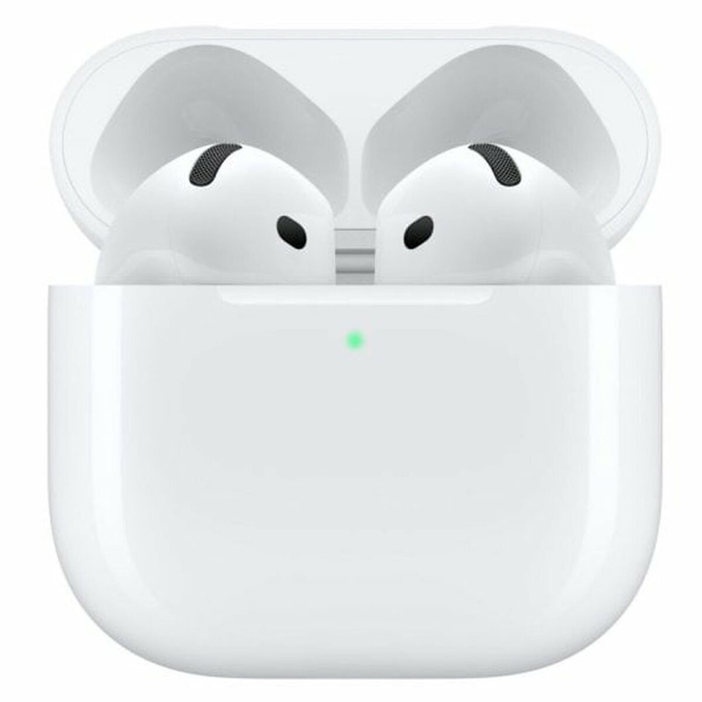Apple AirPods 4 Earbud Bluetooth Handsfree Ακουστικά με Αντοχή στον Ιδρώτα και Θήκη Φόρτισης Λευκά (MXP63LLA)