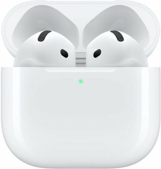 Apple AirPods 4 Earbud Bluetooth Handsfree Earphones with Sweat Resistance and Charging Case White