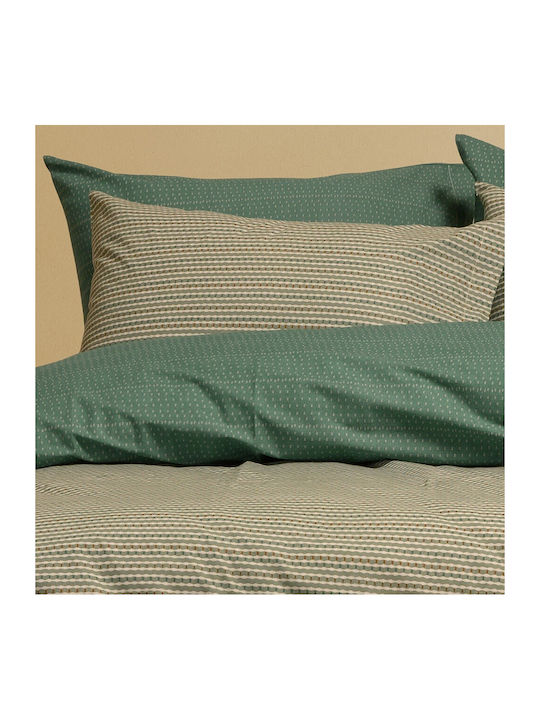 Melinen Sheet Sets King Size 260x270cm. Fakir Dark Aqua 4pcs