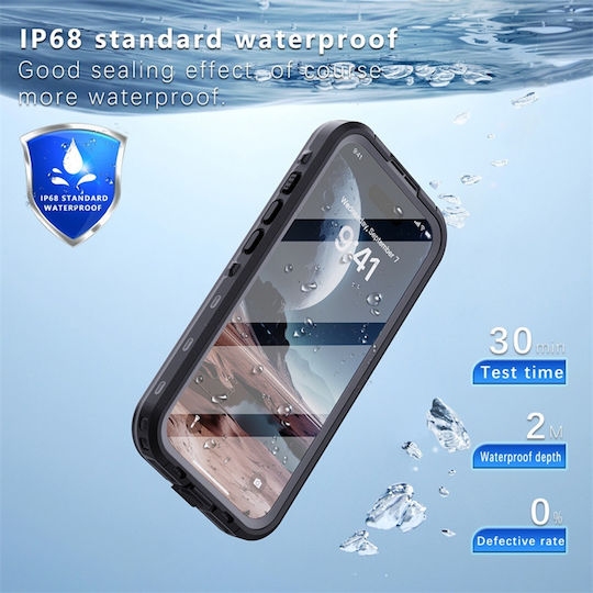 Shellbox 360 Full Cover Σιλικόνης / Πλαστικό Αδιάβροχο Διάφανο (iPhone 16)