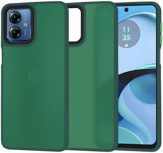 Techsuit Halofrost Back Cover Σιλικόνης Πράσινο (Moto G14)