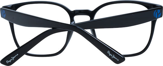 Pepe Jeans Men's Acetate Prescription Eyeglass Frame Black PJ3514-001