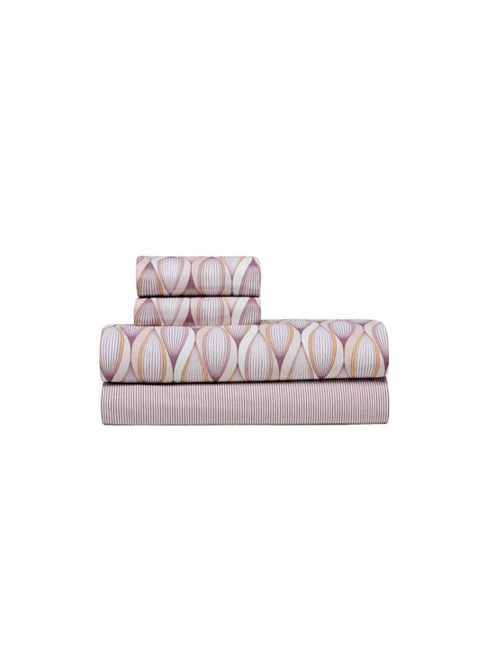 Kentia Crystal Σετ Σεντόνια Υπέρδιπλα 240x270εκ. 14 (4τμχ)