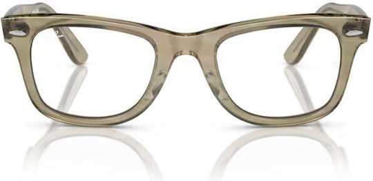 Ray Ban Wayfarer Дамски Ацетатен Скелет Сив RB2140 1387GG