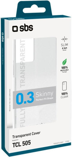 Sbs 0.3 Skinny Tpu Tcl 505 Transparent Backcover