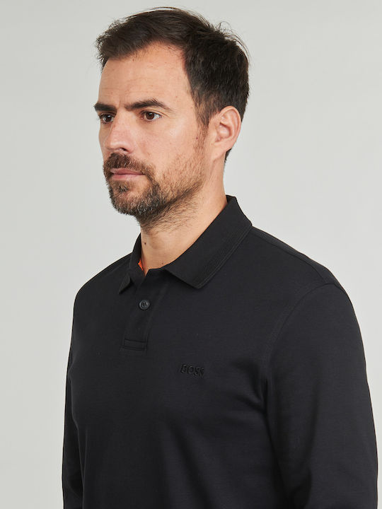 Polo Long Sleeve Blouse Black