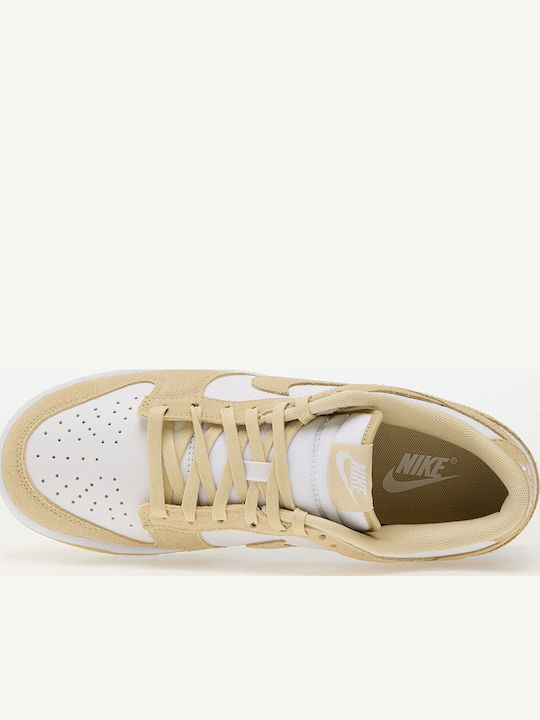 Dunk Low Retro Männliche Sneakers Weiß / Tm Gold-Weiß