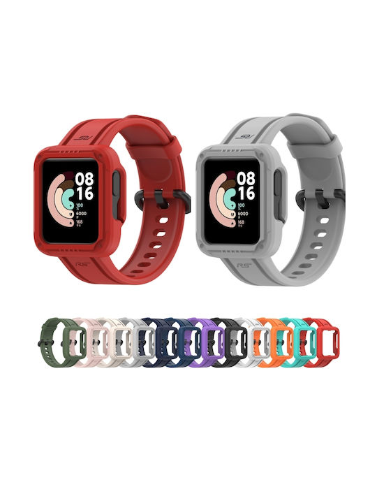 Xiaomi Mi Watch Lite Silicone Solid Color Band Watch White