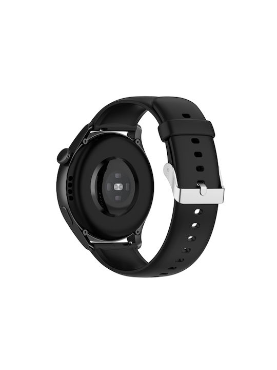 Curea Ceas Huawei Watch 4 Watch 4 Pro Monocromă Oțel Inoxidabil Silicon Negru