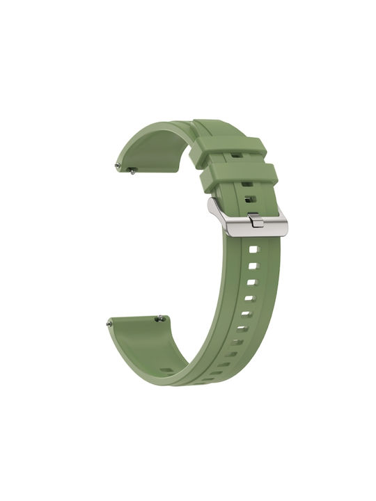 Huawei Watch 4 Tire Pattern Ασημένιο Λουράκι Σιλικόνης Πράσινο Huawei Watch 4 Tire Pattern Ασημένιο Λουράκι Σιλικόνης Πράσινο