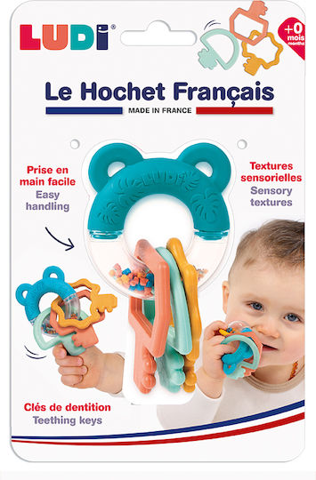 Ludi Ludi Teething Rattle Fabric Keys